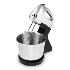 Ручной миксер Crownberg CB7321 Pro, стационарный, 150 Вт, 7 скоростей, металлическая чаша