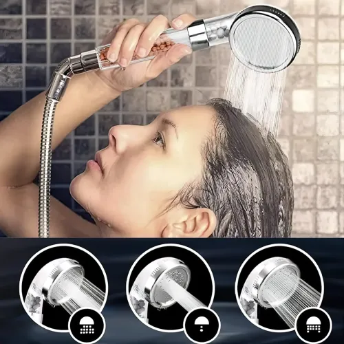 Лейка для душа Turmalin Comfort Pro с турмалиновым фильтром, 20% экономии воды - фото 7