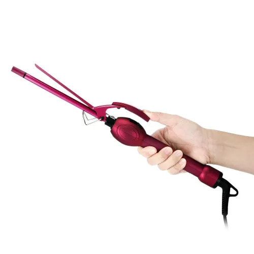 Професійна плойка для завивки Kemei Curlers ceramic pro KM 1023, плойка для афрокудрей 8,8 мм - фото 6