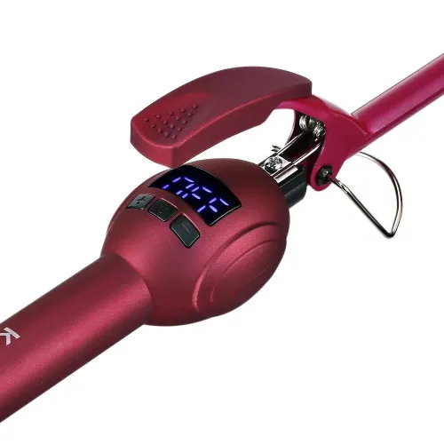 Професійна плойка для завивки Kemei Curlers ceramic pro KM 1023, плойка для афрокудрей 8,8 мм - фото 7