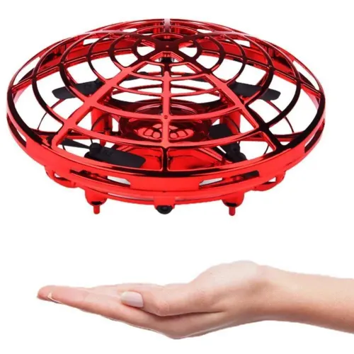 Детский дрон мини квадрокоптер UFO Hand pro LED Y1102, интерактивный индукционный - фото 2