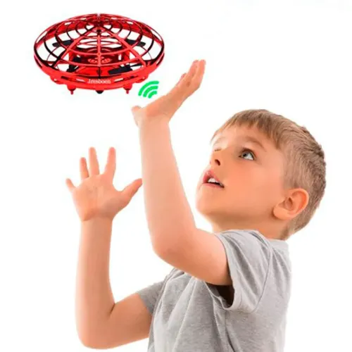 Детский дрон мини квадрокоптер UFO Hand pro LED Y1102, интерактивный индукционный - фото 3