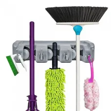 Держатель для швабр подвесной Magic Broom Holder, органайзер для щеток и швабр