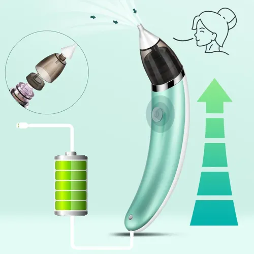 Детский назальный аспиратор электро Infant nasal absorber, соплеотсос электрический - фото 2