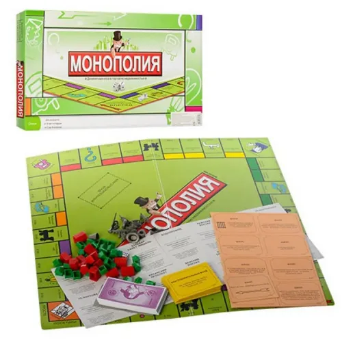 Настольная игра Монополия Monopoly динамическая игра в торговлю недвижимостью - фото 2