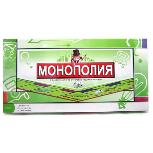 Настольная игра Монополия Monopoly динамическая игра в торговлю недвижимостью - фото 3