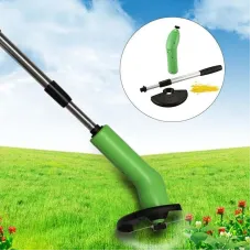 Ручная портативная газонокосилка Grass trimmer PRO, набор из 30 лесок в подарок, телескопическая ручка