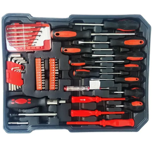 Большой набор инструментов 399 pcs  от Swiss Craft International PL-399ТLG, в чемодане, с колесами - фото 5