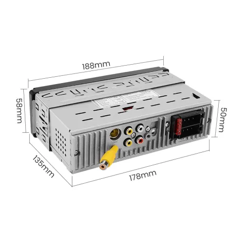 Автомобильная Bluetooth магнитола JSD D4022BT, с пультом на руль, 4,1 дюйма - фото 4