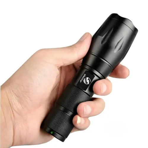 Тактический фонарь с красным светом Bailong PC-1831-T6 ZOOM PLUS , влагостойкий, аккумуляторный, 3 режима - фото 2