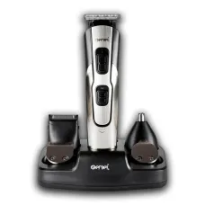 Бездротова машинка для стрижки 9 насадок Gemei GM-592. Акумуляторний тример для носа, вух, бороди