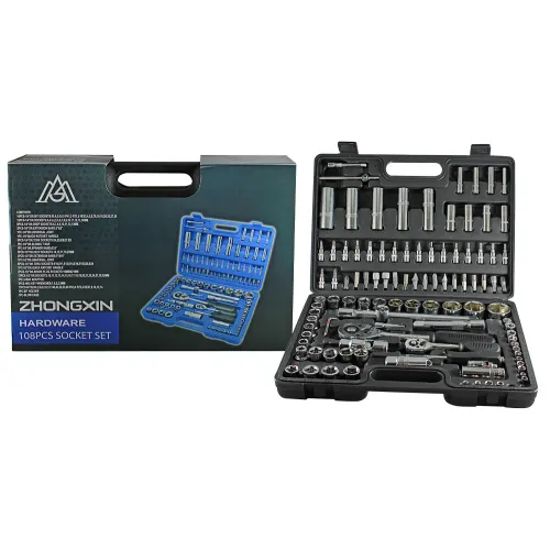 Набор инструментов Zhongxin Tools force 108 предметов, в пластиковом кейсе профессиональный - фото 4