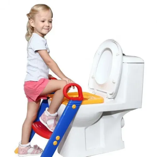 Детское сиденье на унитаз со ступенькой Keter Toilet Trainer, с ручками - фото 6