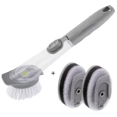 Щетка с дозатором для мойки посуды Decontamination Wok Brush, многофункциональная