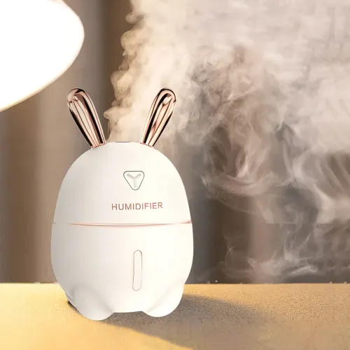 Увлажнитель воздуха Humidifiers Rabbit с ночником, 2 Вт, с резервуаром 300 мл,  питание от USB - фото 3