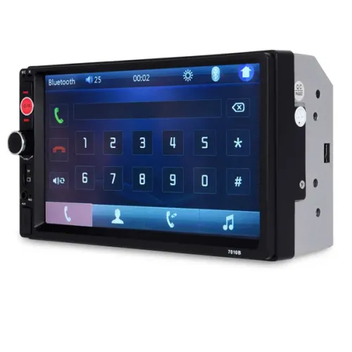 Автомагнитола 2Din сенсорная, Bluetooth AMP 7010B Slim, пульт в комплекте - фото 7