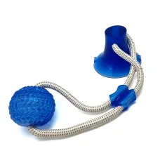 Игрушка для домашних животных с присоской, Dog toy rope PULL