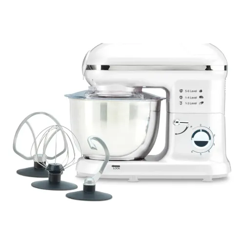 Кухонный комбайн с чашей 5 л DSP PRO KM-3007, 1200 Вт, белый - фото 2