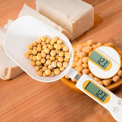 Электронная мерная ложка с весами 500 г Cooking Scale Pro, деление 0,1, белая - фото 2