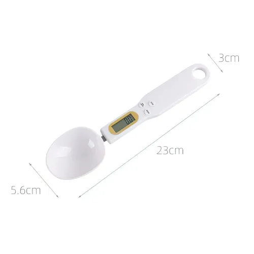 Электронная мерная ложка с весами 500 г Cooking Scale Pro, деление 0,1, белая - фото 10