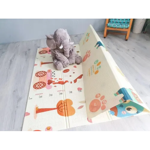 Вспененный детский развивающий коврик XPE Children GO 180*200 , двусторонний, с текстурным покрытием - фото 3