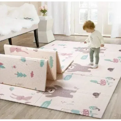 Вспененный детский развивающий коврик XPE Children GO 180*200 , двусторонний, с текстурным покрытием - фото 6