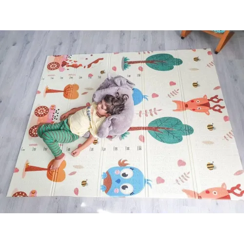 Вспененный детский развивающий коврик XPE Children GO 180*200 , двусторонний, с текстурным покрытием - фото 8
