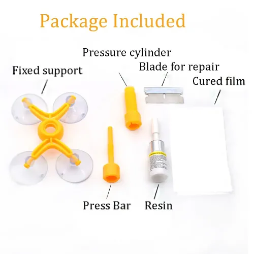 Полный набор для ремонта лобового стекла Sunroz Windshield Repair Kit - фото 4