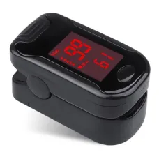 Портативный пульсоксиметр на палец Pulse oximeter bl-230 на батарейках – проверка насыщения крови кислородом