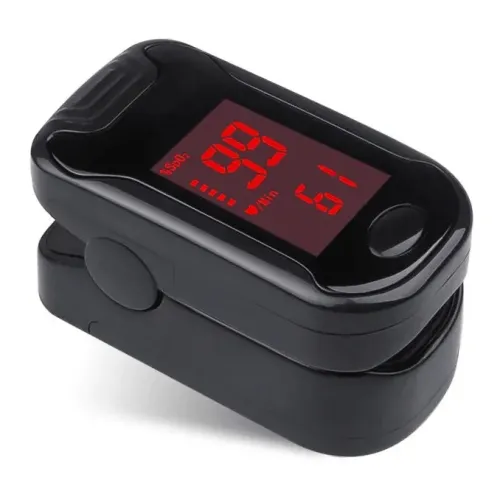 Портативный пульсоксиметр на палец Pulse oximeter bl-230 на батарейках – проверка насыщения крови кислородом
