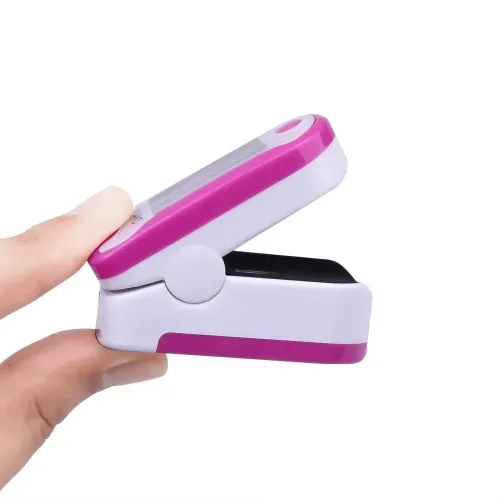 Портативный пульсоксиметр на палец Pulse oximeter bl-230 на батарейках – проверка насыщения крови кислородом - фото 7