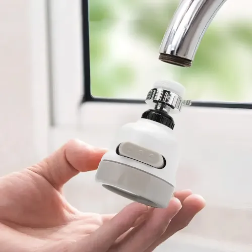 Насадка-аератор на кран Water Saver 360 для економії води до 50%, 3 режими, з обертанням на 360 градусів - фото 2