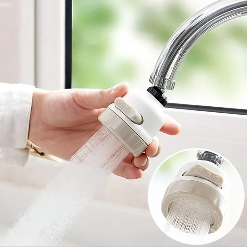 Насадка-аератор на кран Water Saver 360 для економії води до 50%, 3 режими, з обертанням на 360 градусів