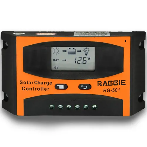 Контролер заряду сонячної панелі Raggie RG-501, 12V/24V 10A. Оригінальний Solar charge controller