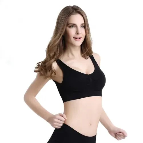 Набор из 3-х спортивных бесшовных бюстгальтеров AHHBRA comfort Fit, три цвета в комплекте - фото 4