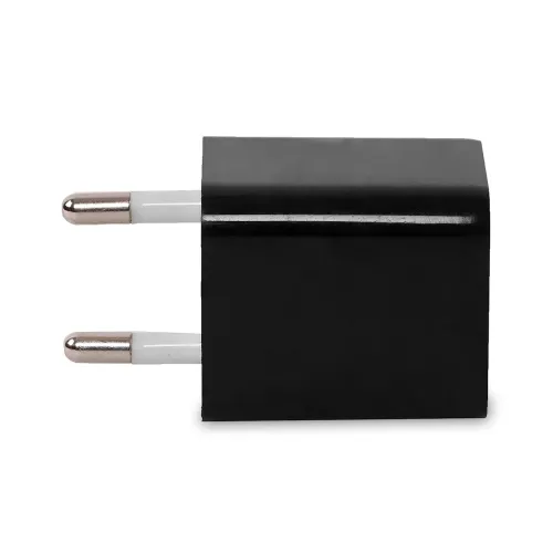 Адаптер питания CUBE Pro от сети 100-240 В, 2 USB,  1А/2.1A, черный, глянцевый - фото 2