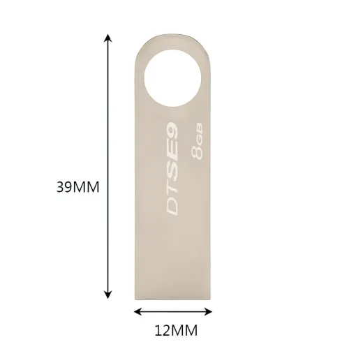 USB флеш-накопитель Kingston DTSE9, 8 Гб, USB 2.0, металлический - фото 7