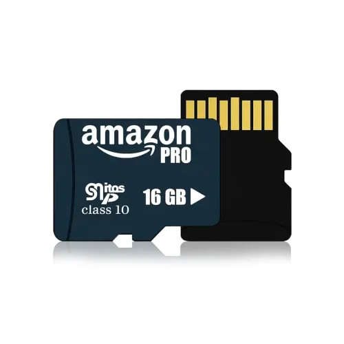 Картка пам'яті AMAZON PRO на 16 Гб, MicroSD, з кардридером, сlass 10, IPX7 - фото 2