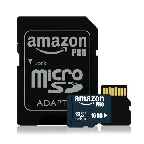 Картка пам'яті AMAZON PRO на 16 Гб, MicroSD, з кардридером, сlass 10, IPX7