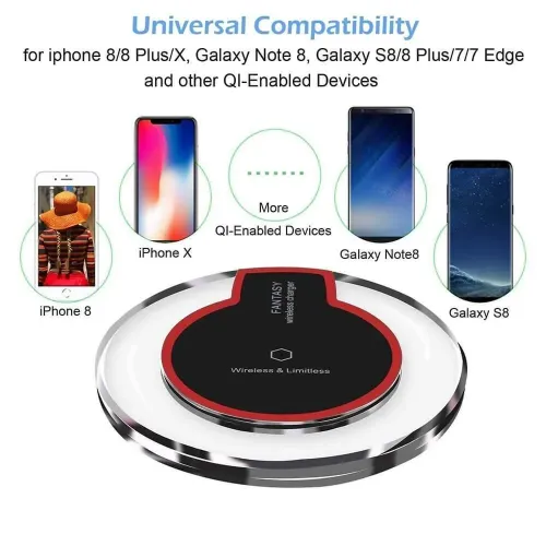 Беспроводное зарядное устройство 1A  - Wireless Charger Fantasy  Android, IOS - фото 3