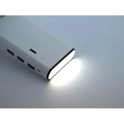 Power bank Meizu 30000 mAh 3 USB + LED фонарь - фото 2