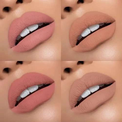 Набір рідких помад Kylie Send Me More в нюдових відтінках, 4 шт - фото 9