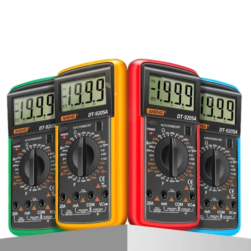 Мультиметр DT-9205A для измерения напряжения, силы тока, емкости, теста транзисторов - фото 6
