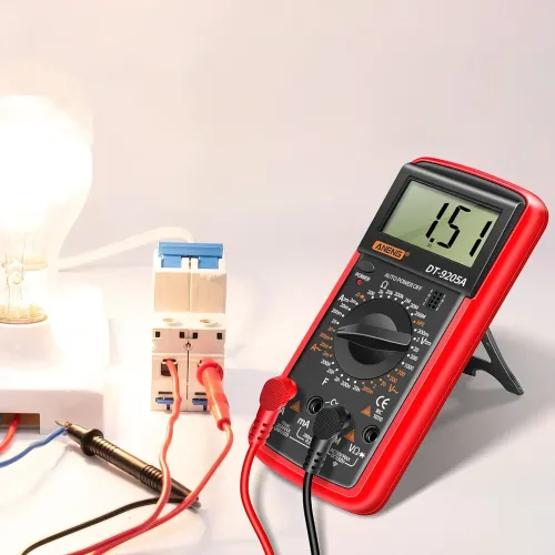 Мультиметр DT-9205A для измерения напряжения, силы тока, емкости, теста транзисторов - фото 4