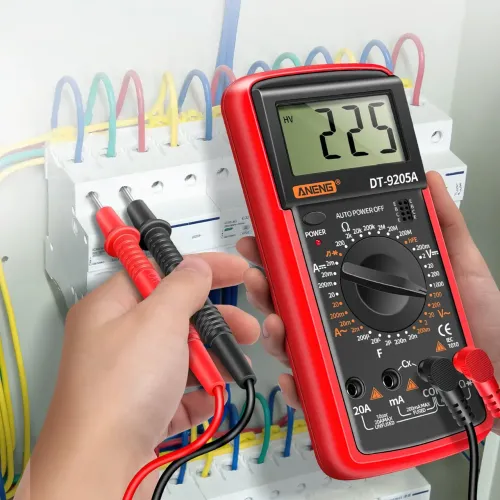 Мультиметр DT-9205A для измерения напряжения, силы тока, емкости, теста транзисторов - фото 3
