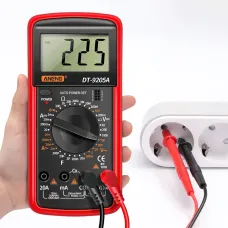 Мультиметр DT-9205A для измерения напряжения, силы тока, емкости, теста транзисторов