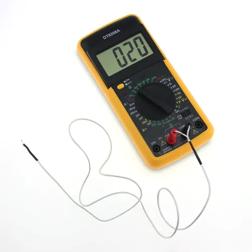 Мультиметр DT-9208A, цифровой тестер для силы тока, напряжение, сопротивления, частоты и емкости - фото 6