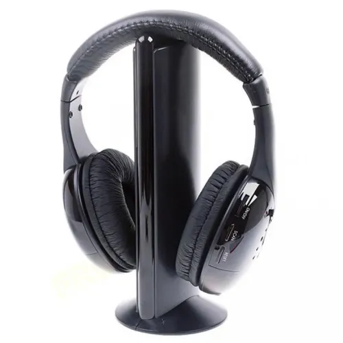 Бездротові навушники 5в1 + FM радіо Wireless Headphone pc tv - фото 2