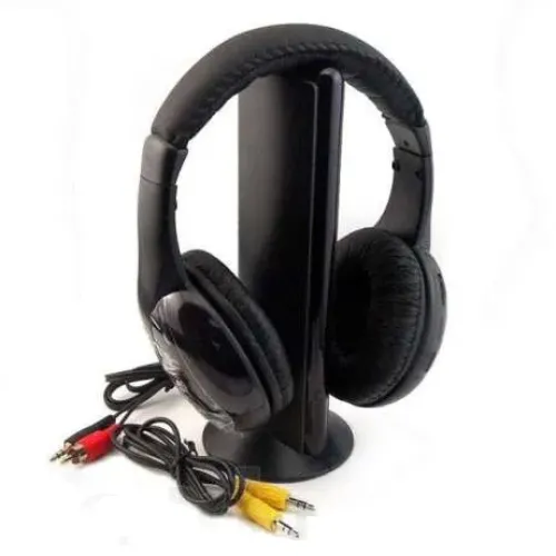Бездротові навушники 5в1 + FM радіо Wireless Headphone pc tv - фото 5