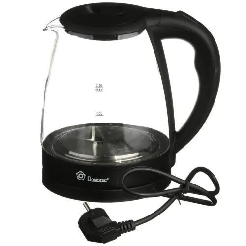 Электрочайник стеклянный DOMOTEC 8210 с RGB подсветкой  2,2 л - фото 2